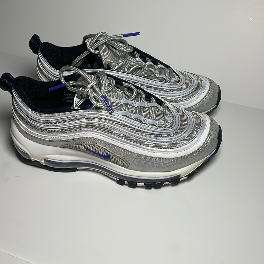 NIKE AIR MAX 97 GS 'SILVER VIOLET' 921522 027 kids size 4.5Y